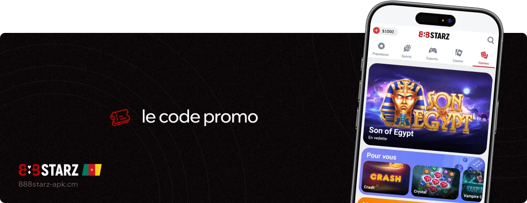 Le code promo 888starz Apk Cameroun